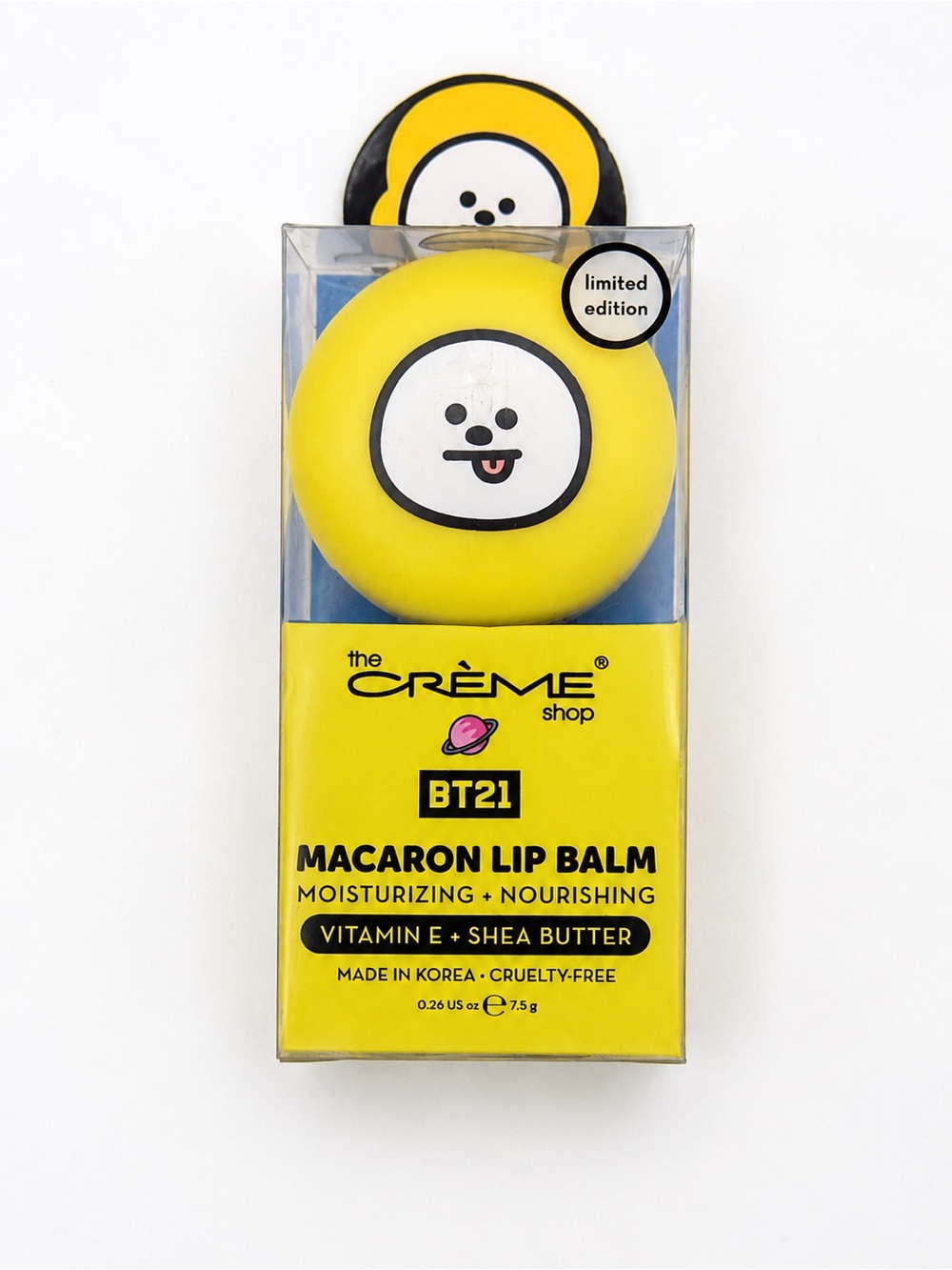 The Crème Shop x BT21 Macaron Lip Balm – Limited Edition Chimmy